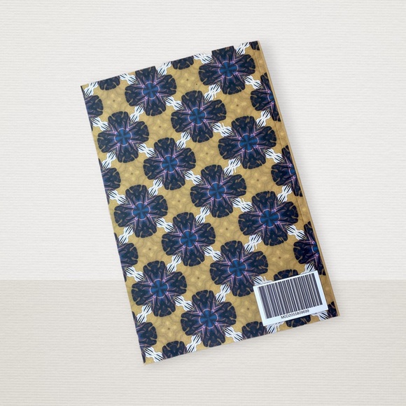 Flowers Batik design note-taking notebook - Picture 3 of 3